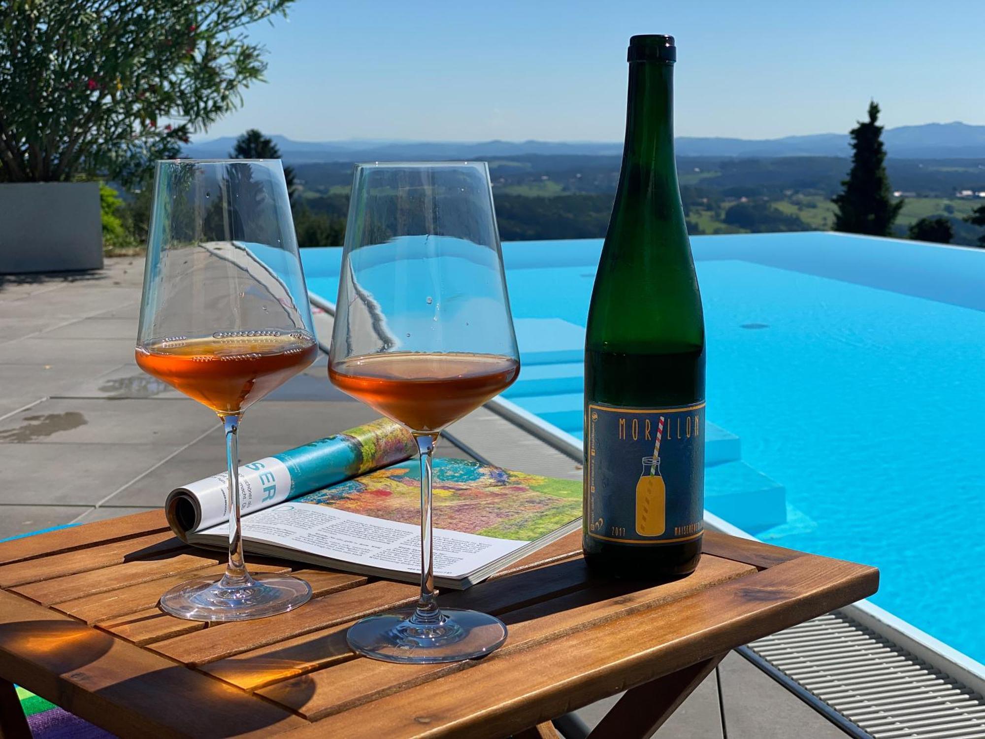 Greim15 --- Ganzes Ferienhaus Mit Fernsicht, Pool, Wellness Deutschlandsberg Bagian luar foto
