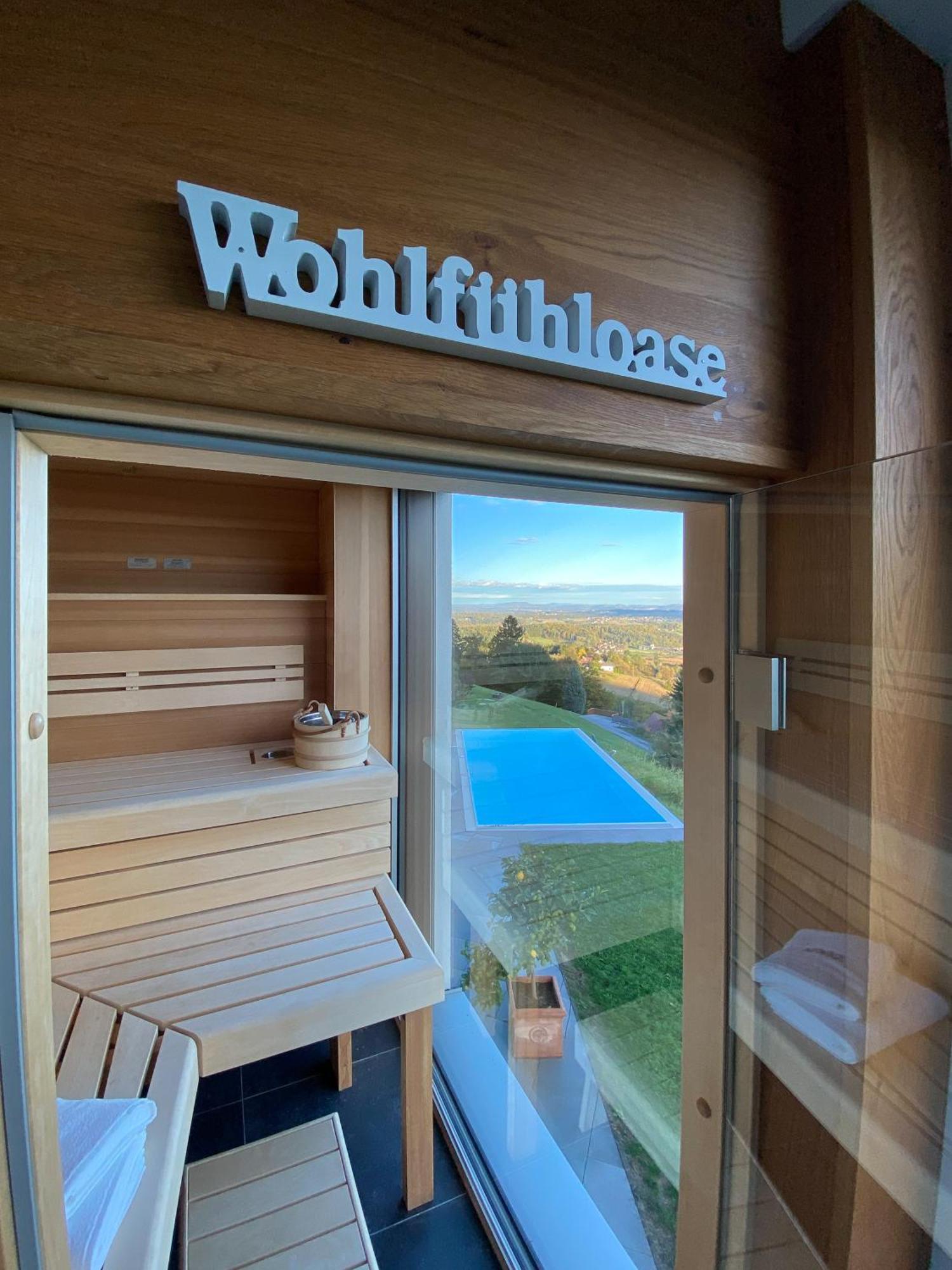Greim15 --- Ganzes Ferienhaus Mit Fernsicht, Pool, Wellness Deutschlandsberg Bagian luar foto