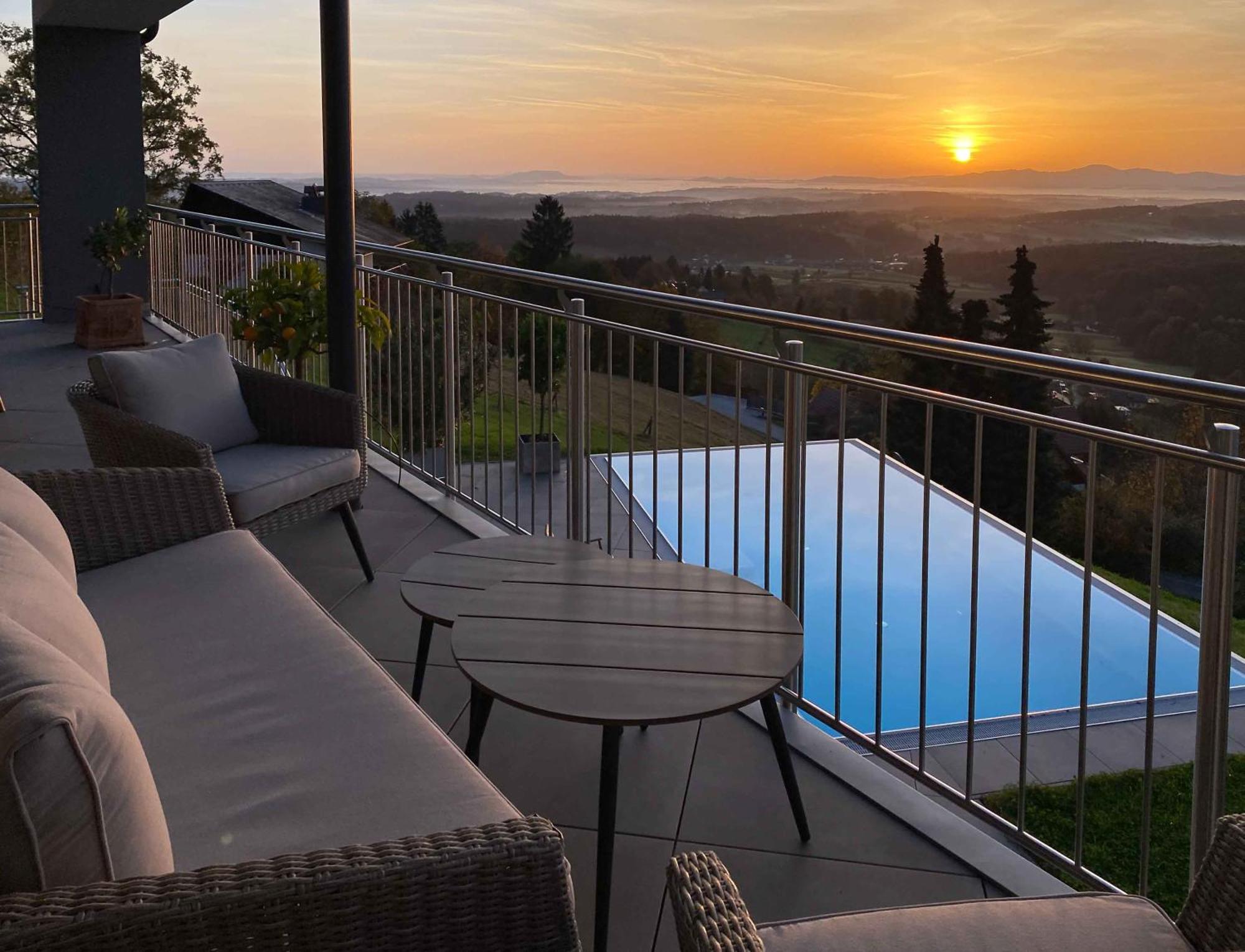 Greim15 --- Ganzes Ferienhaus Mit Fernsicht, Pool, Wellness Deutschlandsberg Bagian luar foto