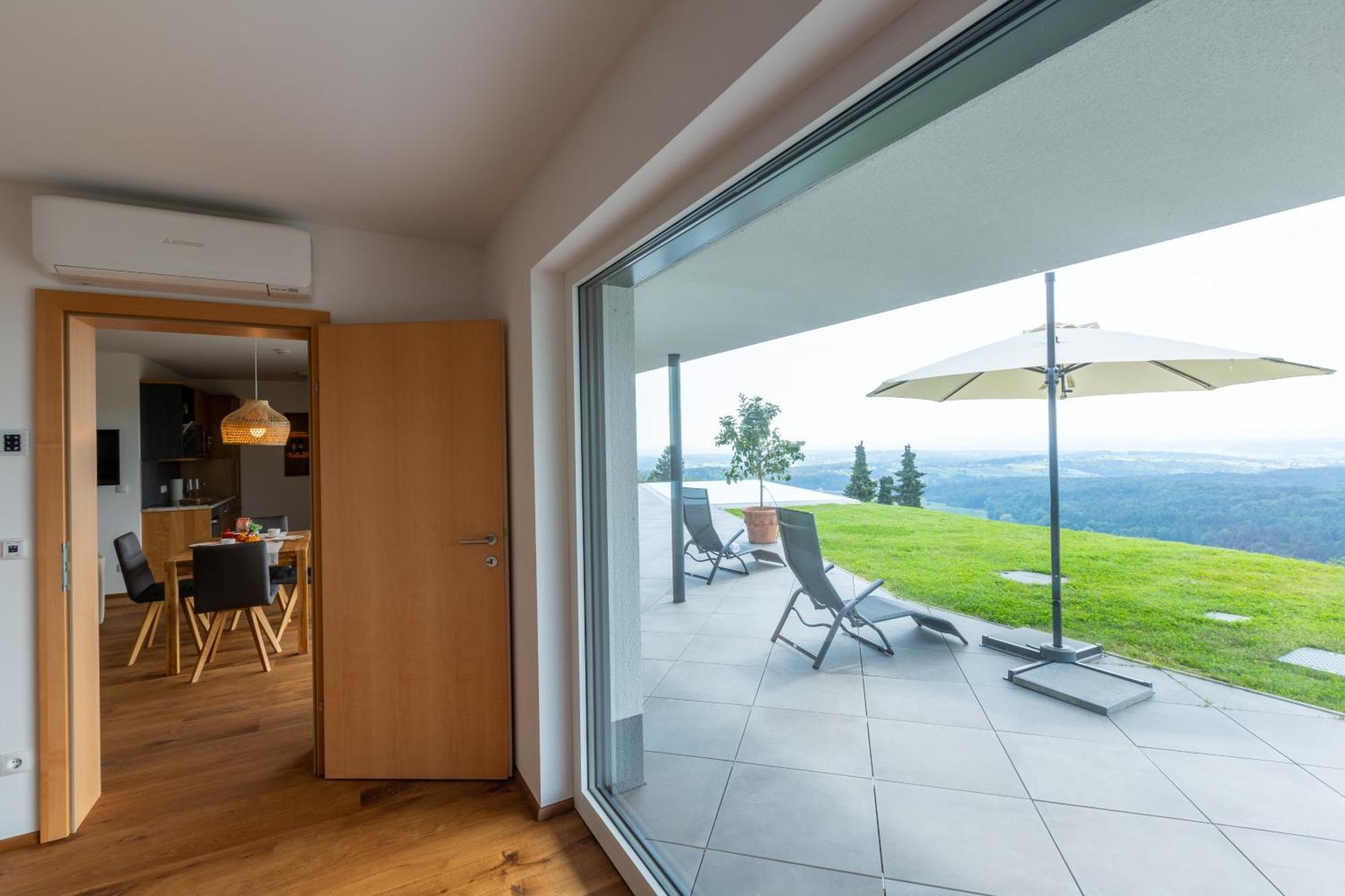 Greim15 --- Ganzes Ferienhaus Mit Fernsicht, Pool, Wellness Deutschlandsberg Bagian luar foto