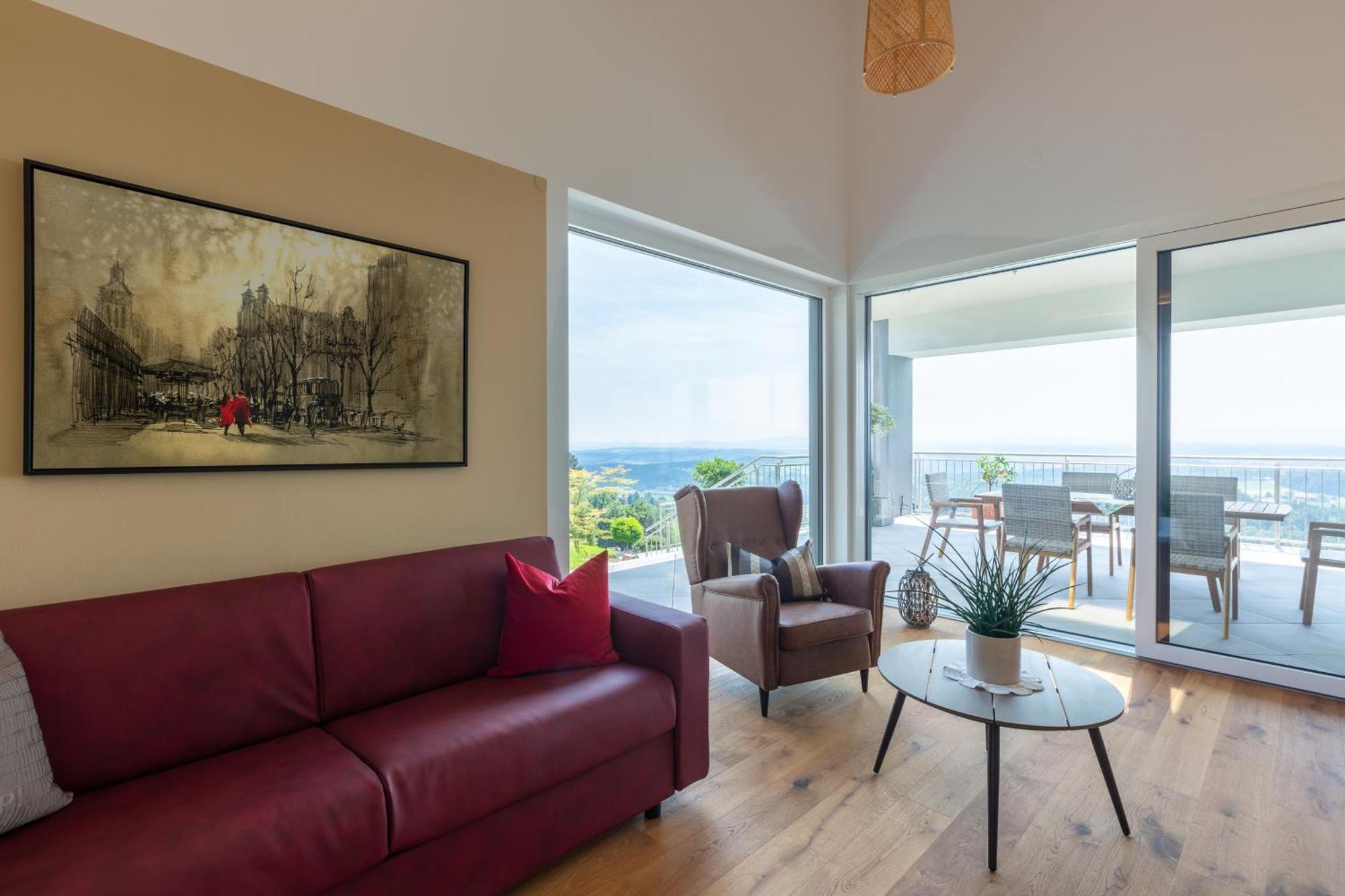 Greim15 --- Ganzes Ferienhaus Mit Fernsicht, Pool, Wellness Deutschlandsberg Bagian luar foto