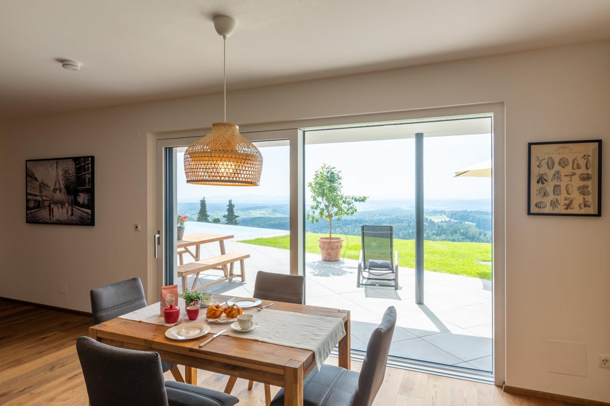 Greim15 --- Ganzes Ferienhaus Mit Fernsicht, Pool, Wellness Deutschlandsberg Bagian luar foto